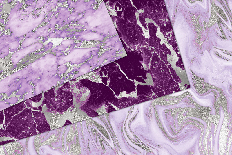 purple-and-silver-marble-textures