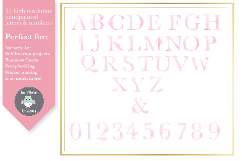 pink-watercolor-alphabet-clipart-watercolor-font