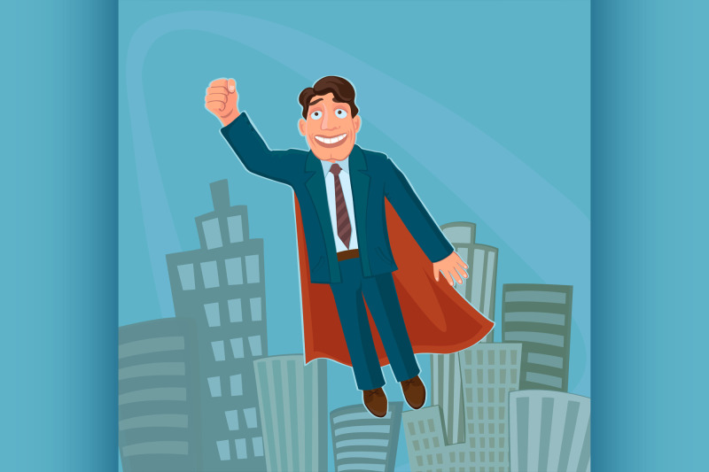 superhero-businessman