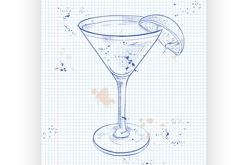 the-bacardi-cocktail-on-a-notebook-page