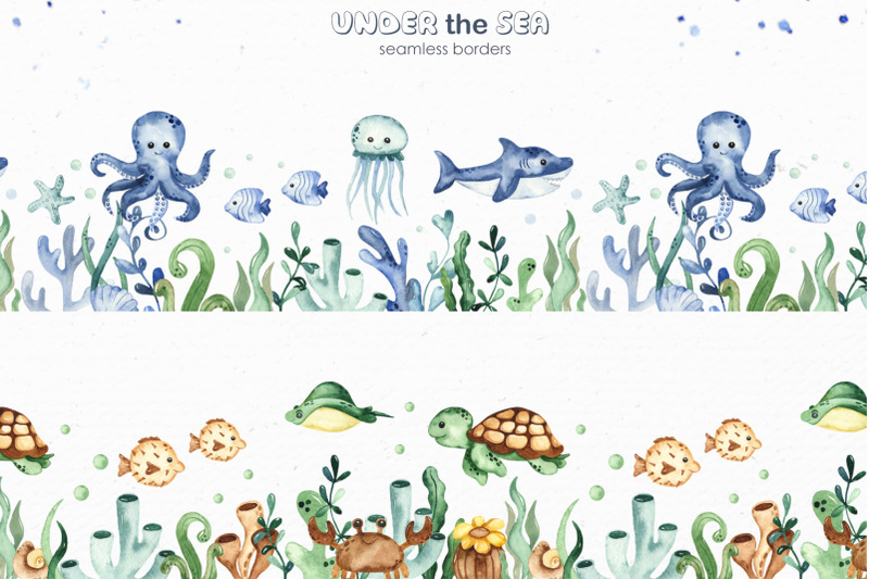 under-the-sea-watercolor-clipart-frames-cards-patterns