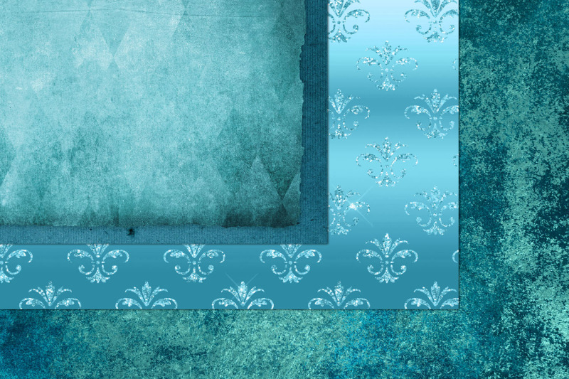 turquoise-textures-digital-paper