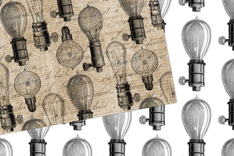 vintage-light-bulb-digital-paper