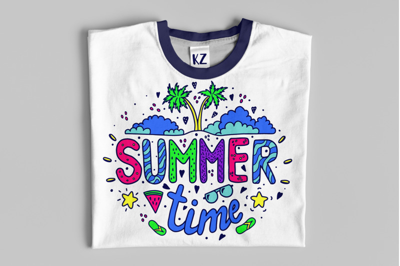 summer-illustration-for-t-shirt-design