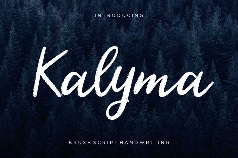 kalyma-brush-script