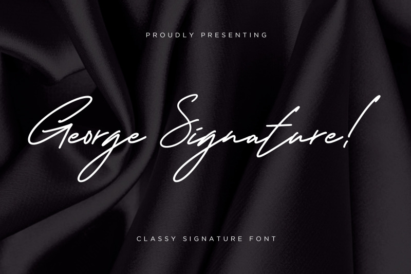 george-signature-classy-font