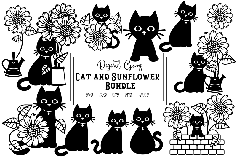 cat-and-sunflower-bundle