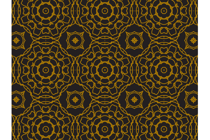 pattern-gold-circular-square