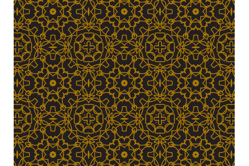 pattern-gold-irregular-ornaments
