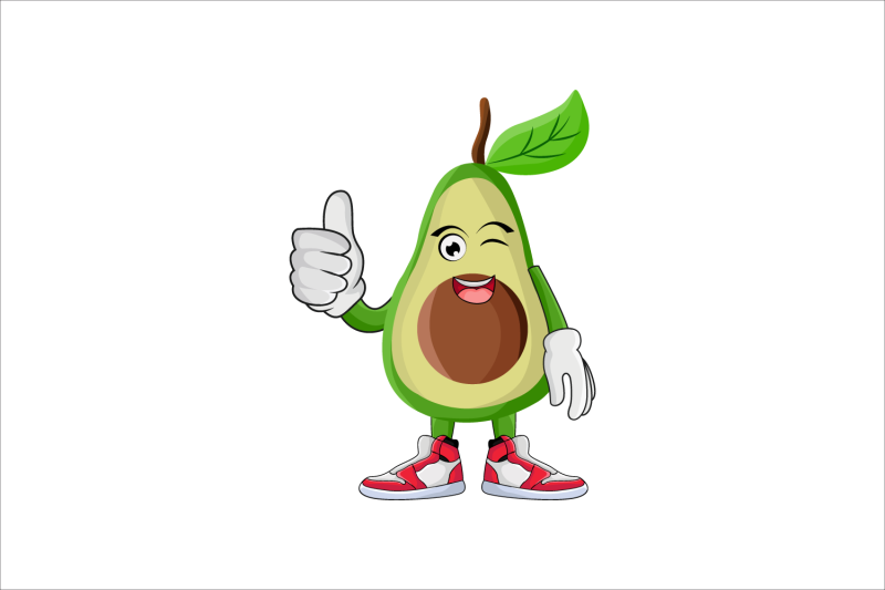 avocado-fruit-cartoon-character