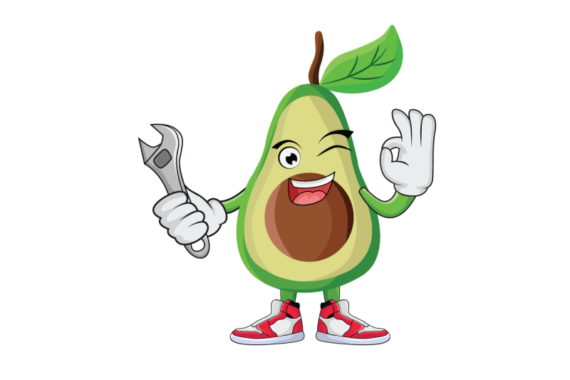 avocado-with-wrench-fruit-cartoon-character