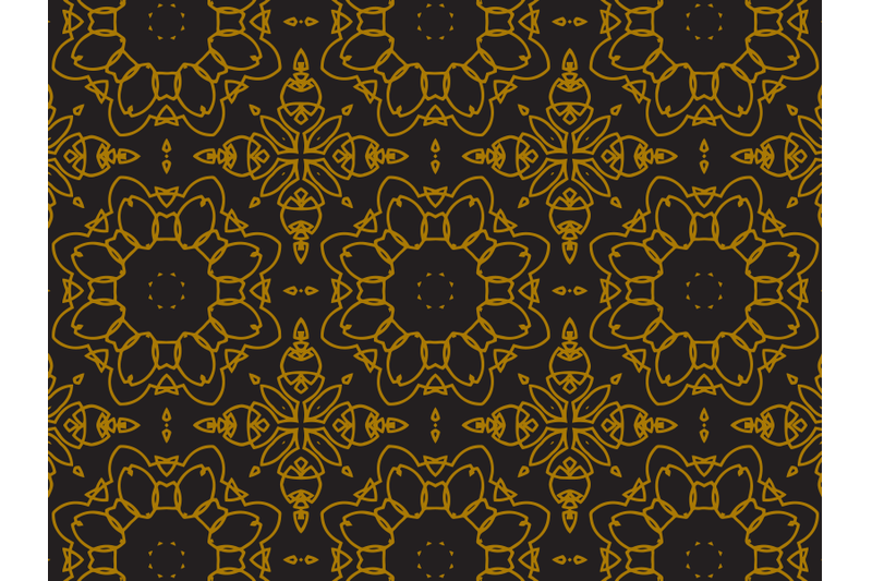 pattern-gold-ornament-cross