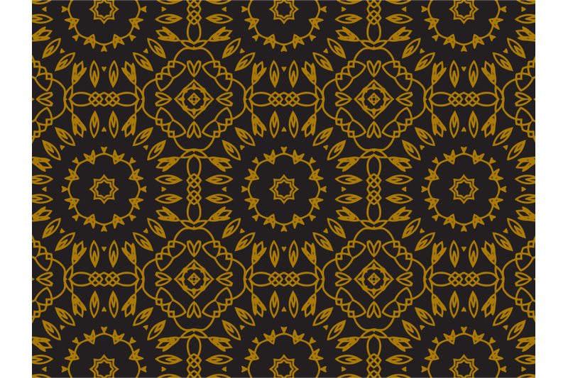 pattern-gold-large-sunflowers