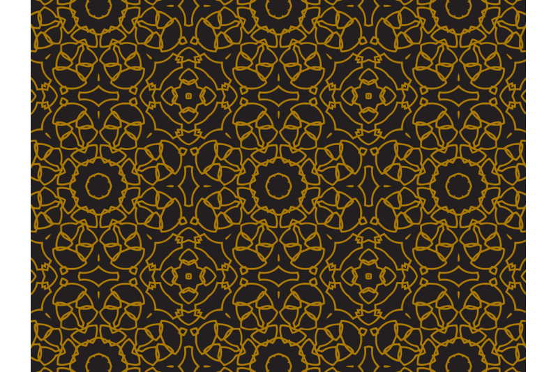 pattern-gold-irregular-ornament-lines