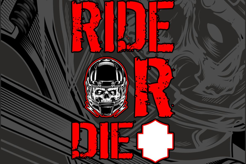 ride-or-die-text-with-skull-helmet