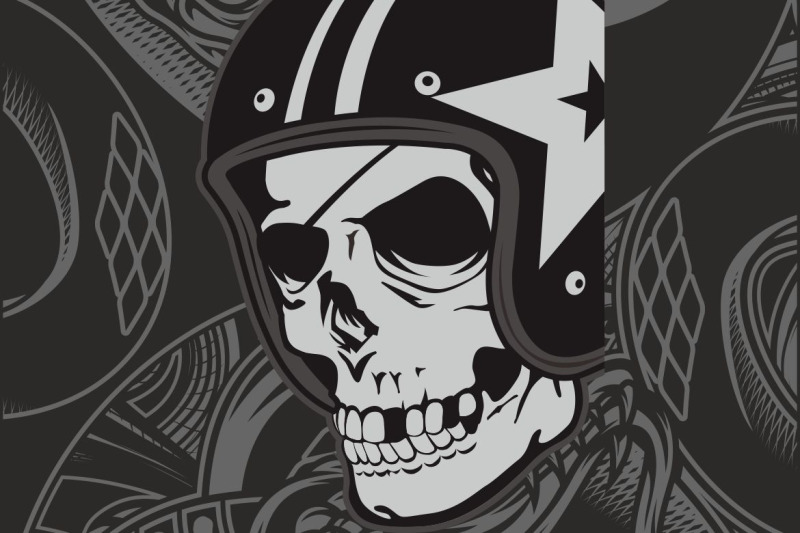 skull-with-helmet-cafe-racer-hand-drawing-isolated-easy-to-edit