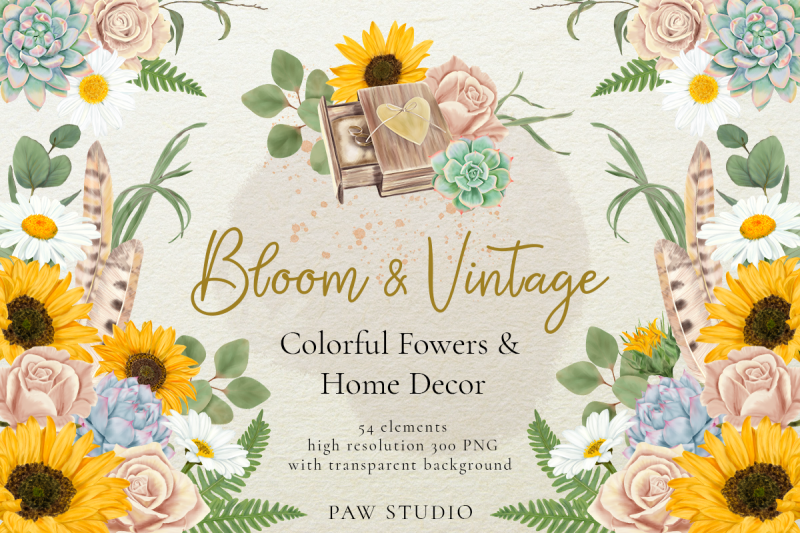 bloom-amp-vintage-graphic-flowers-leaves-home-decor