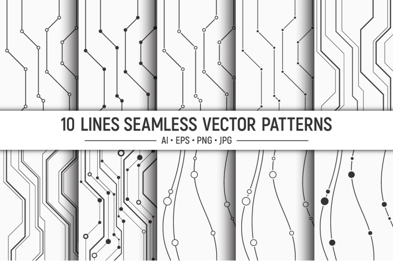 10-seamless-geometric-vector-lines-patterns