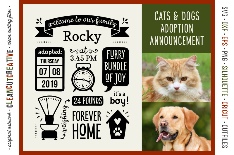 dog-puppy-announcement-template-rescue-pet-cat-kitten-adoption-sign