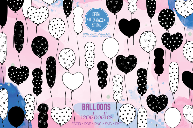party-balloons-hand-drawn-birthday-doodles