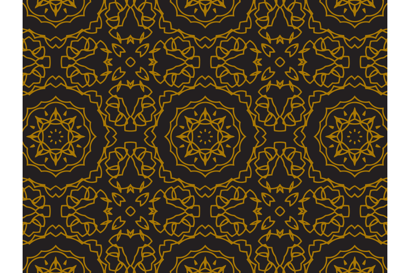 pattern-gold-abstract-ornament-style