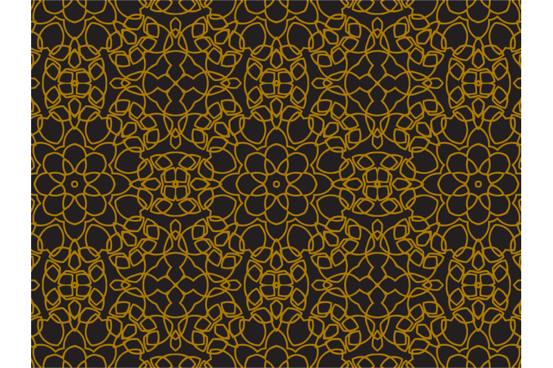 pattern-gold-retro-ornament-style