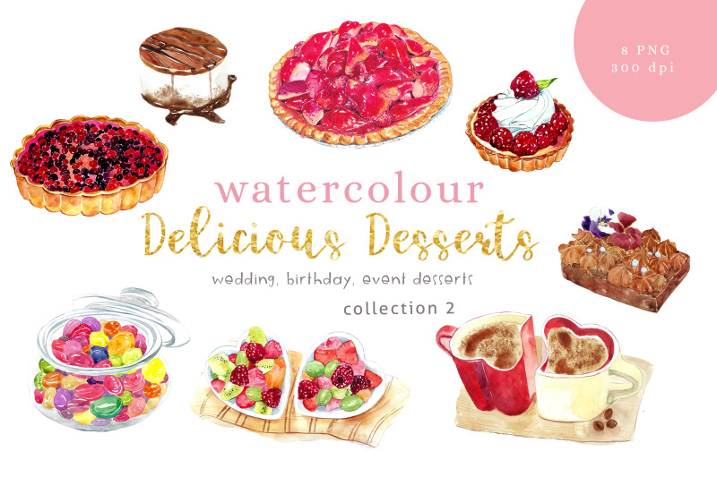 watercolour-desserts-illustration-collection-2
