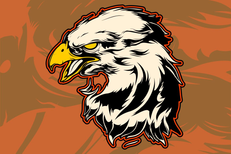 graphic-head-of-a-bald-eagle-mascot-vector-illustration