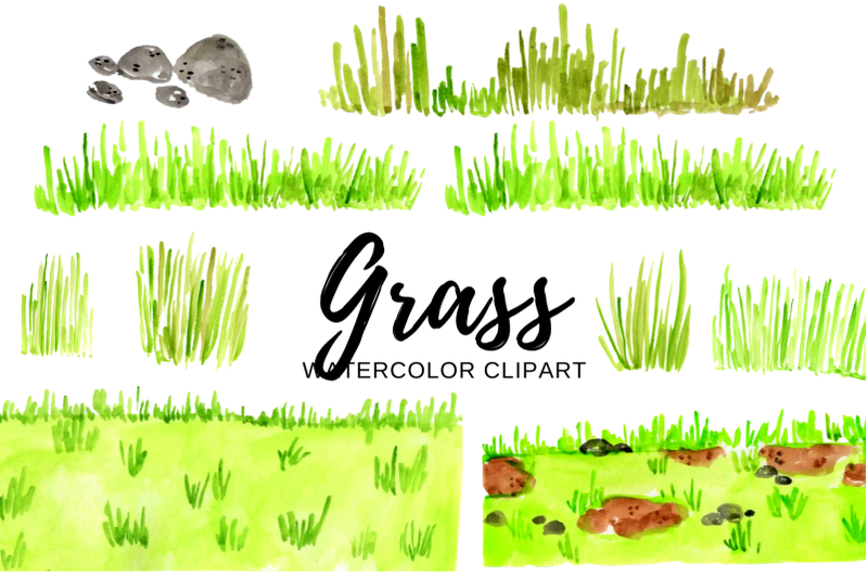 watercolor-grass-scene-clipart