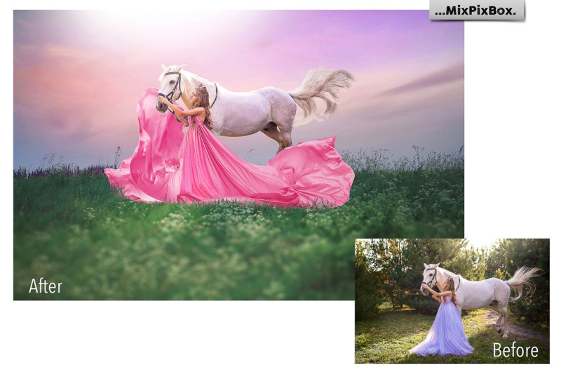 pink-flying-fabric-photo-overlays