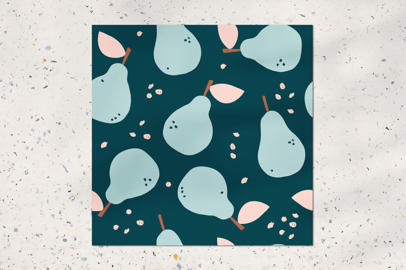 pear-seamless-pattern