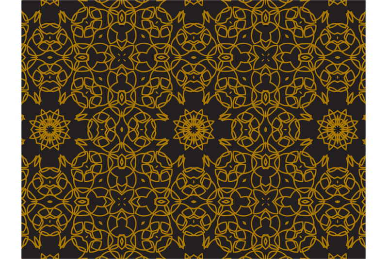 pattern-gold-ornament-abstract