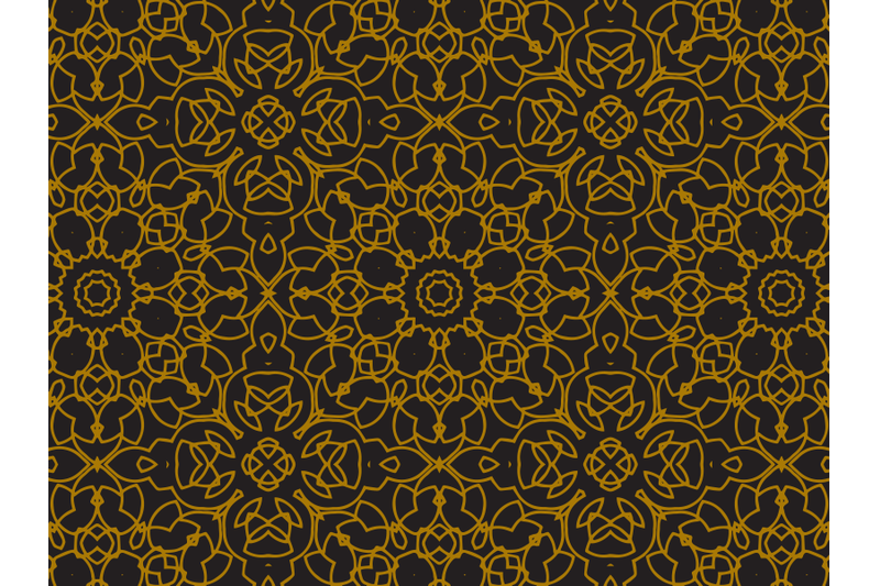 pattern-gold-abstract-ornament-style