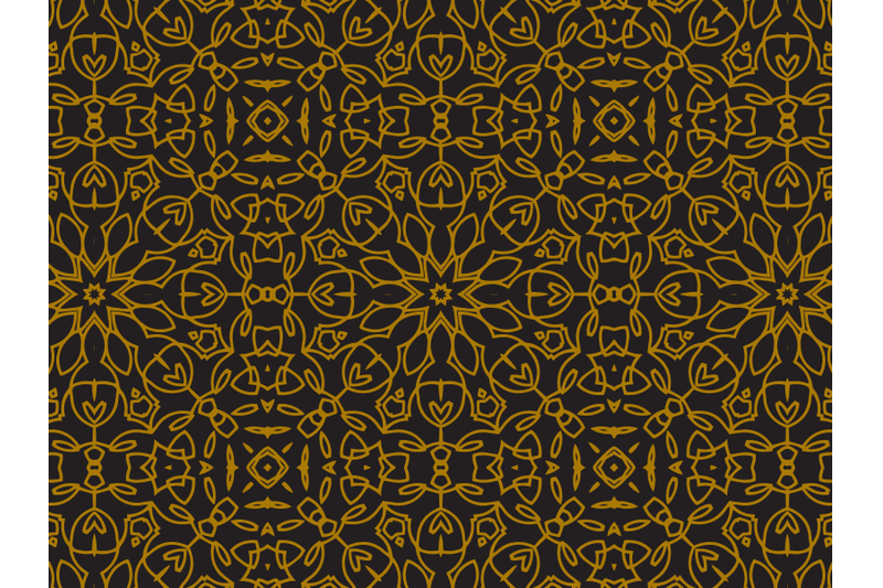 pattern-gold-spread-the-star-ornaments