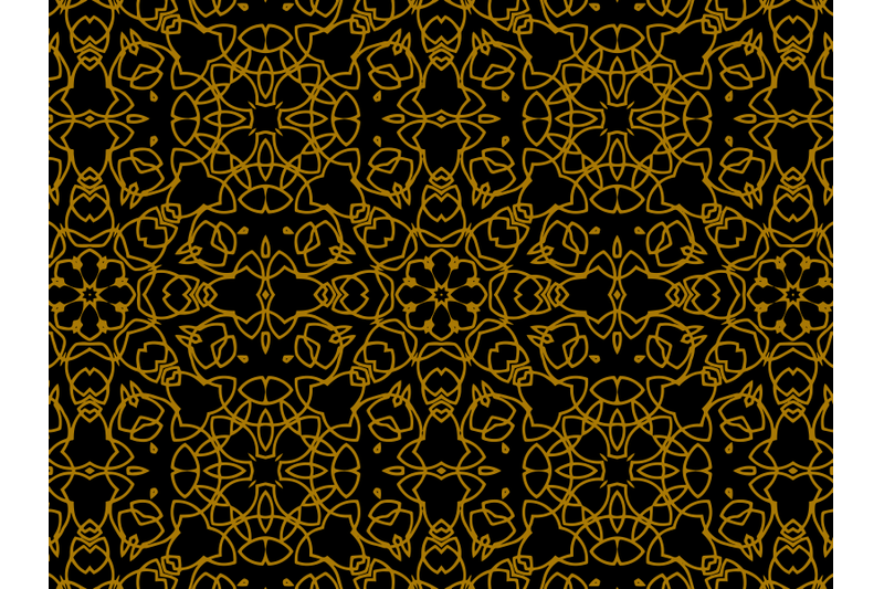 pattern-gold-irregular-ornamental-motifs