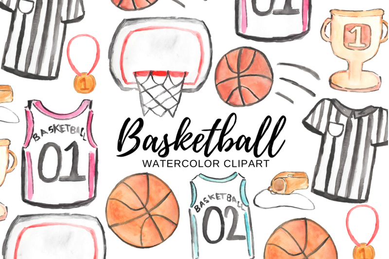 watercolor-basketball-clipart