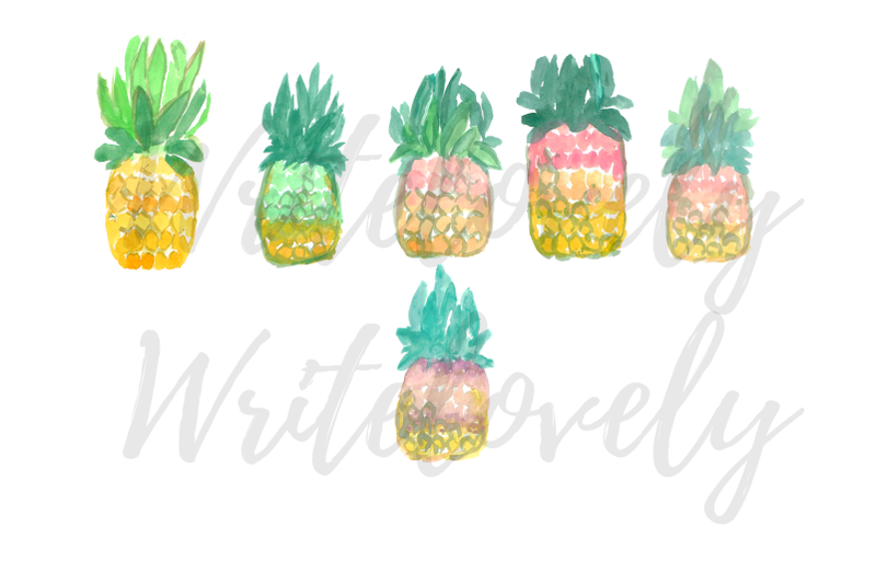 watercolor-pineapple-clipart