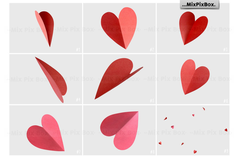 red-paper-hearts-overlays