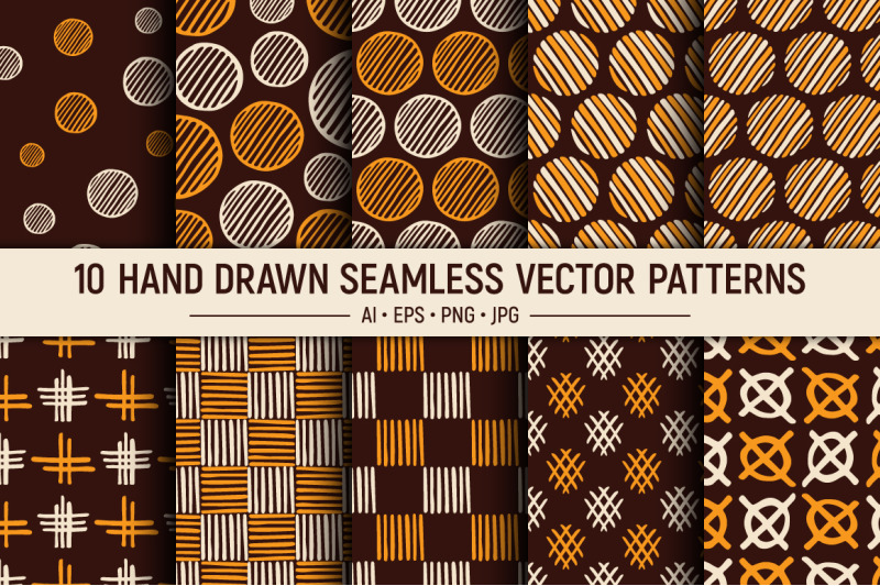 10-hand-drawn-seamless-vector-patterns