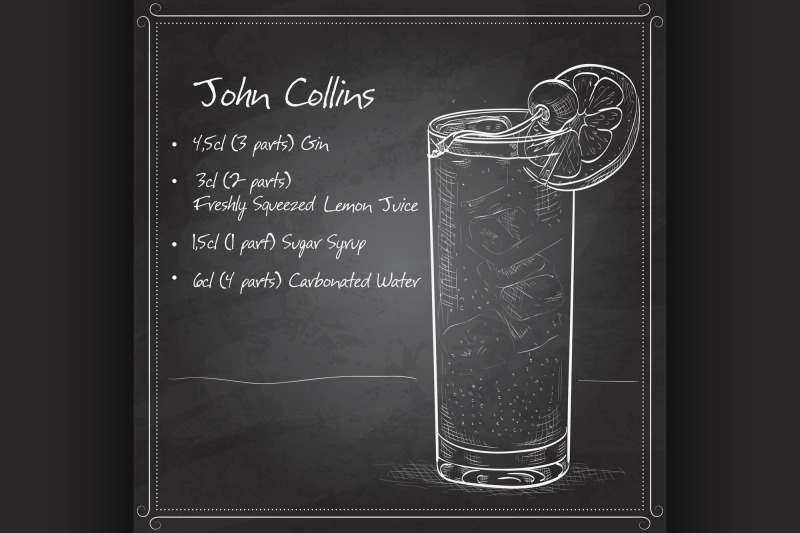 cocktail-john-collins-on-black-board