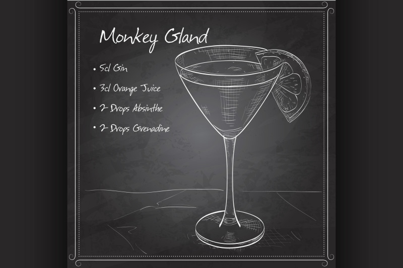 cocktail-monkey-gland-on-black-board