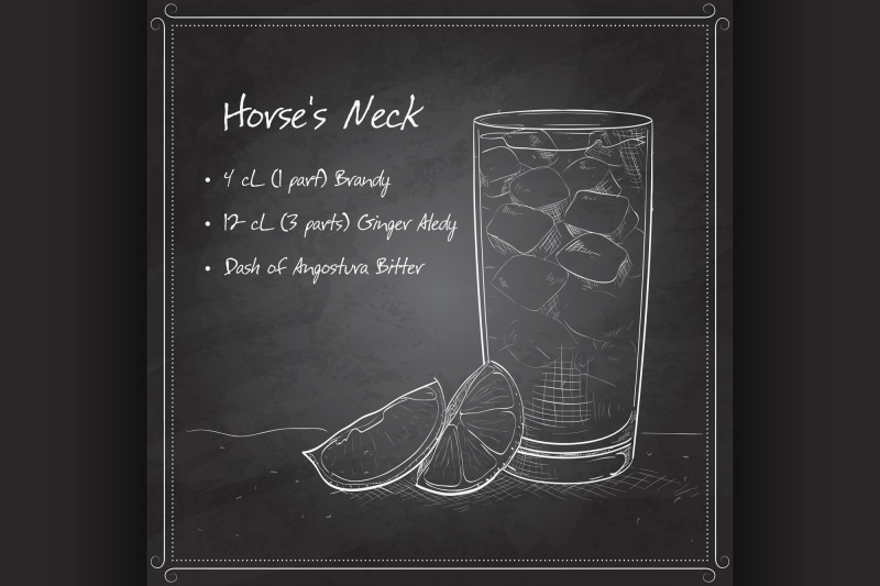 cocktail-horse-neck-on-black-board