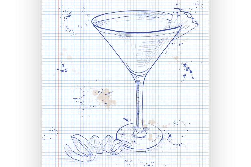 french-martini-cocktail-on-a-notebook-page