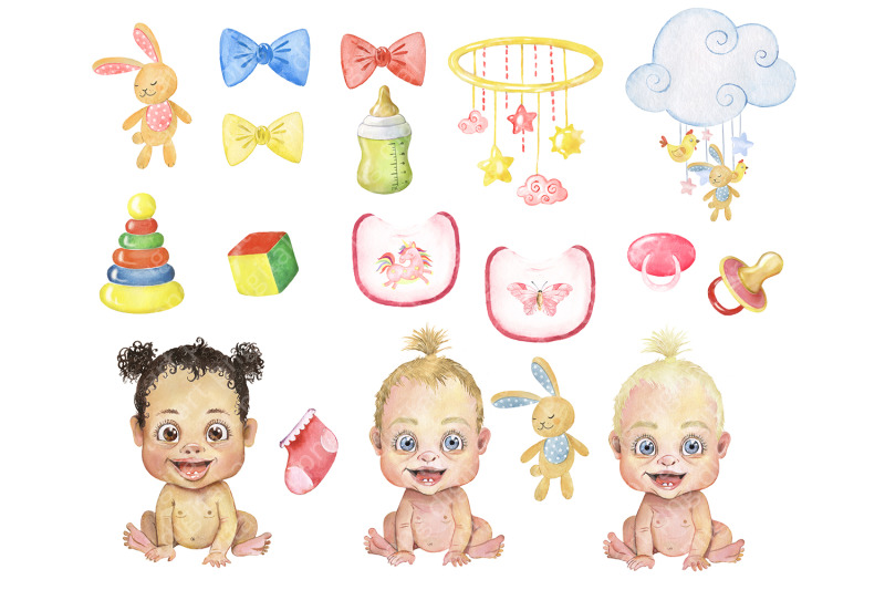 baby-girl-watercolor-clipart-sweet-baby-girl-clipart-baby-shower