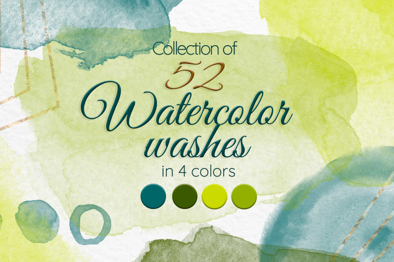 green-watercolor-stains-clipart-olive-green-sage-green-lime-green-teal