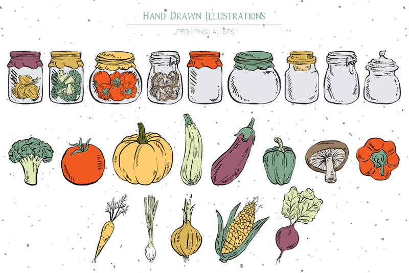 cartoon-vegetables-illustrations