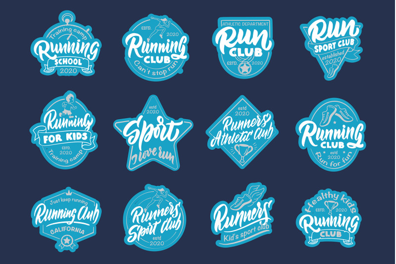 set-of-running-logos