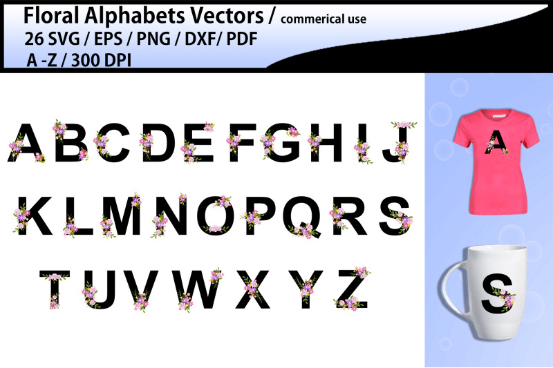 floral-alphabet-svg-letters
