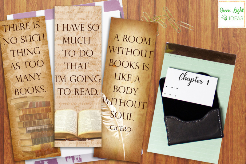 printable-bookmarks-book-lover-vintage-digital-bookmarks