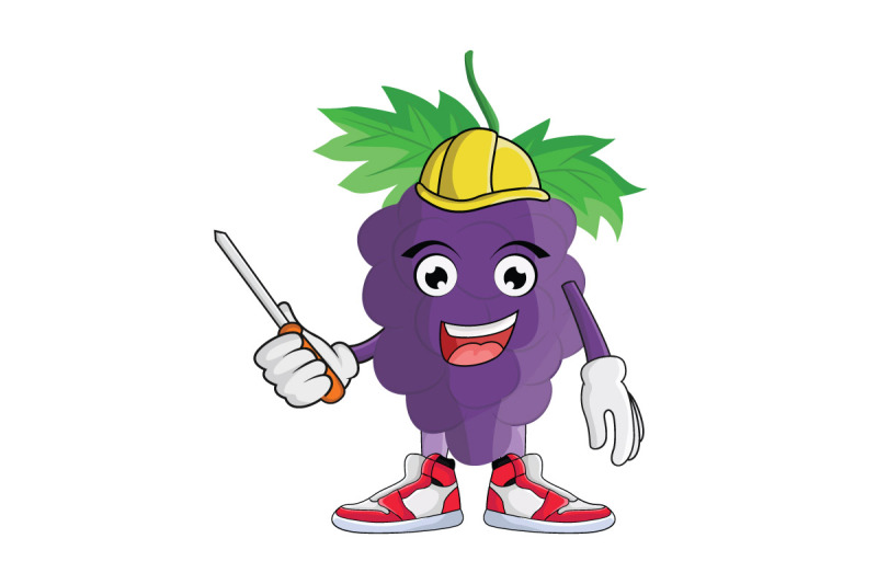 grape-construction-worker-fruit-cartoon-character